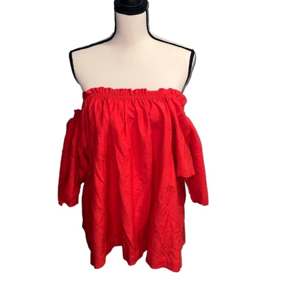 LC lauren conrad- red top - Picture 2 of 6